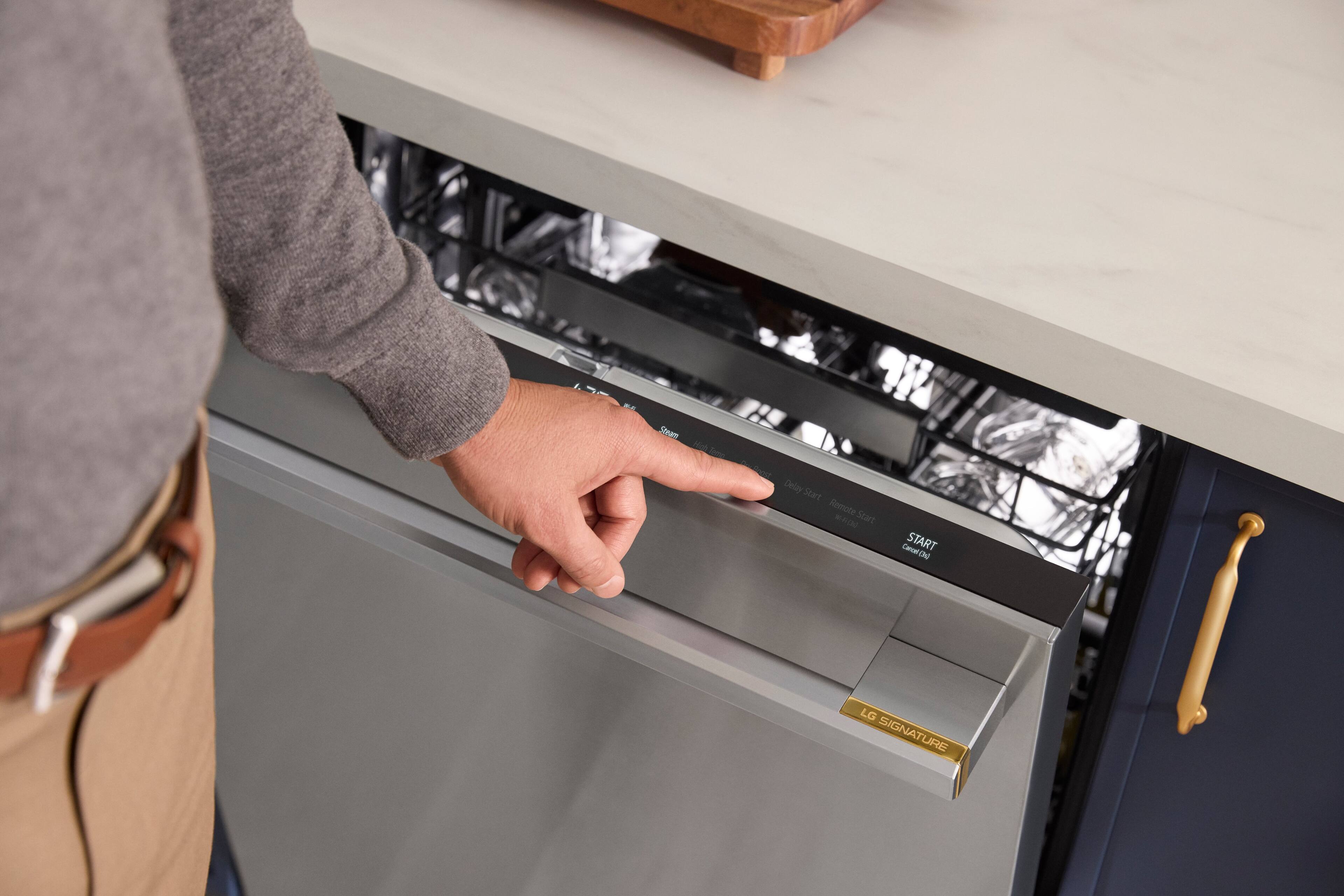 Sheam clnh Toam - Delay Start Remote Start whOE Canal CNQ START IN LG SIGNATURE

LG SIGNATURE

START
Cancel (05)

Steam
Delay Start
Remote Start
Manual Start