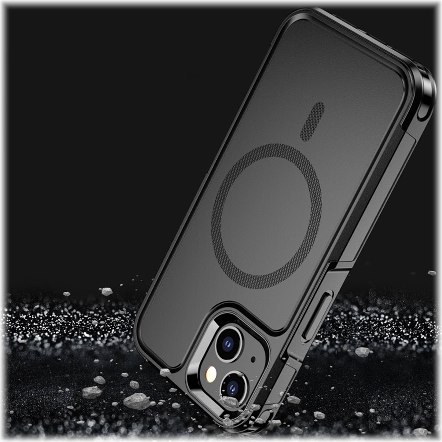 Alt View 13. SaharaCase - Armor Series Hard Shell Case for Apple iPhone 14 Plus - Black.