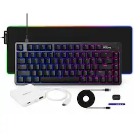 Sony - INZONE 75-Percent Wired Aluminum 8K RGB Gaming Keyboard (Black) Bundle