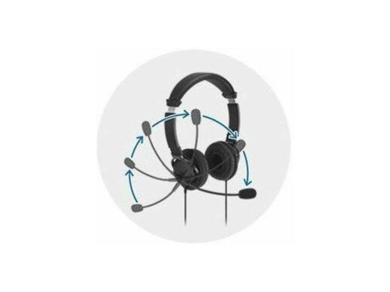 Alt View 9. Kensington - Kensington Classic EQ USB-C Headset with Mic, Volume Control, 6 ft Braid Cord, Padded Headband for Kids & Adults - Red.