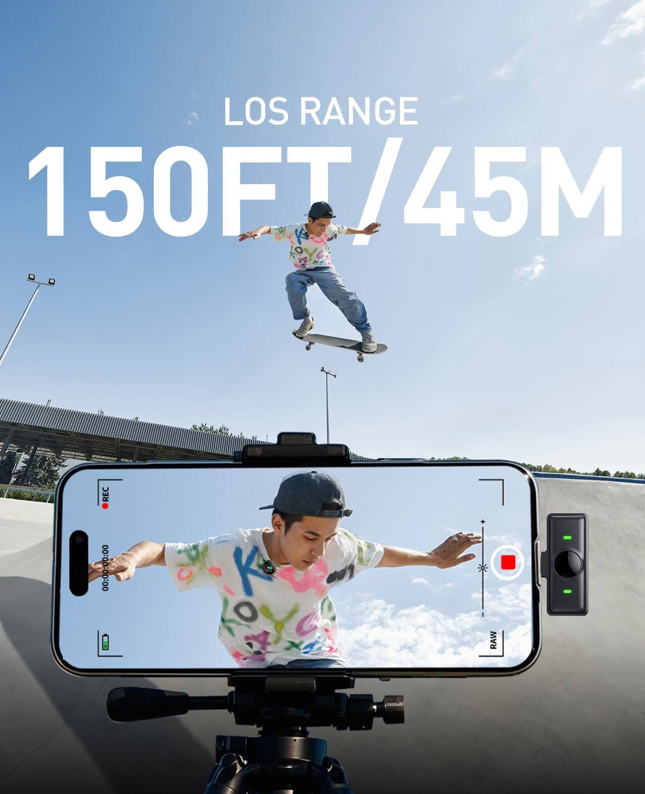 LOS RANGE  
150FT/45M