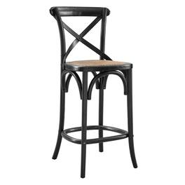 Gear Counter Stool by Modway - Black
