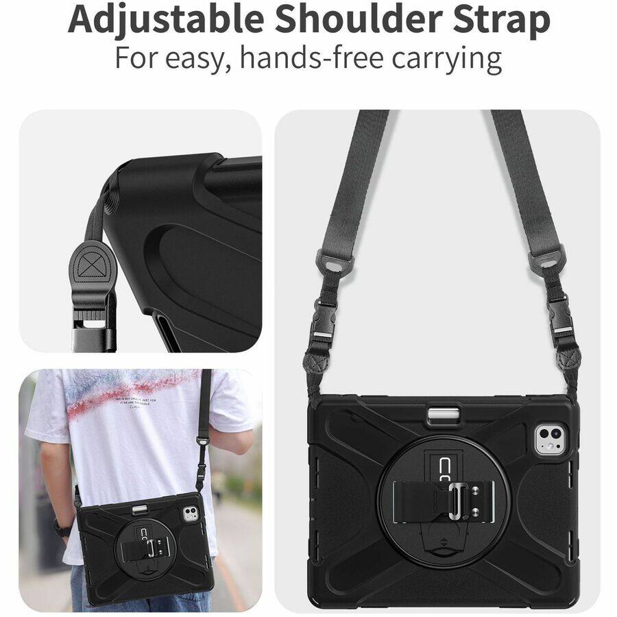 Adjustable Shoulder Strap  
For easy, hands-free carrying