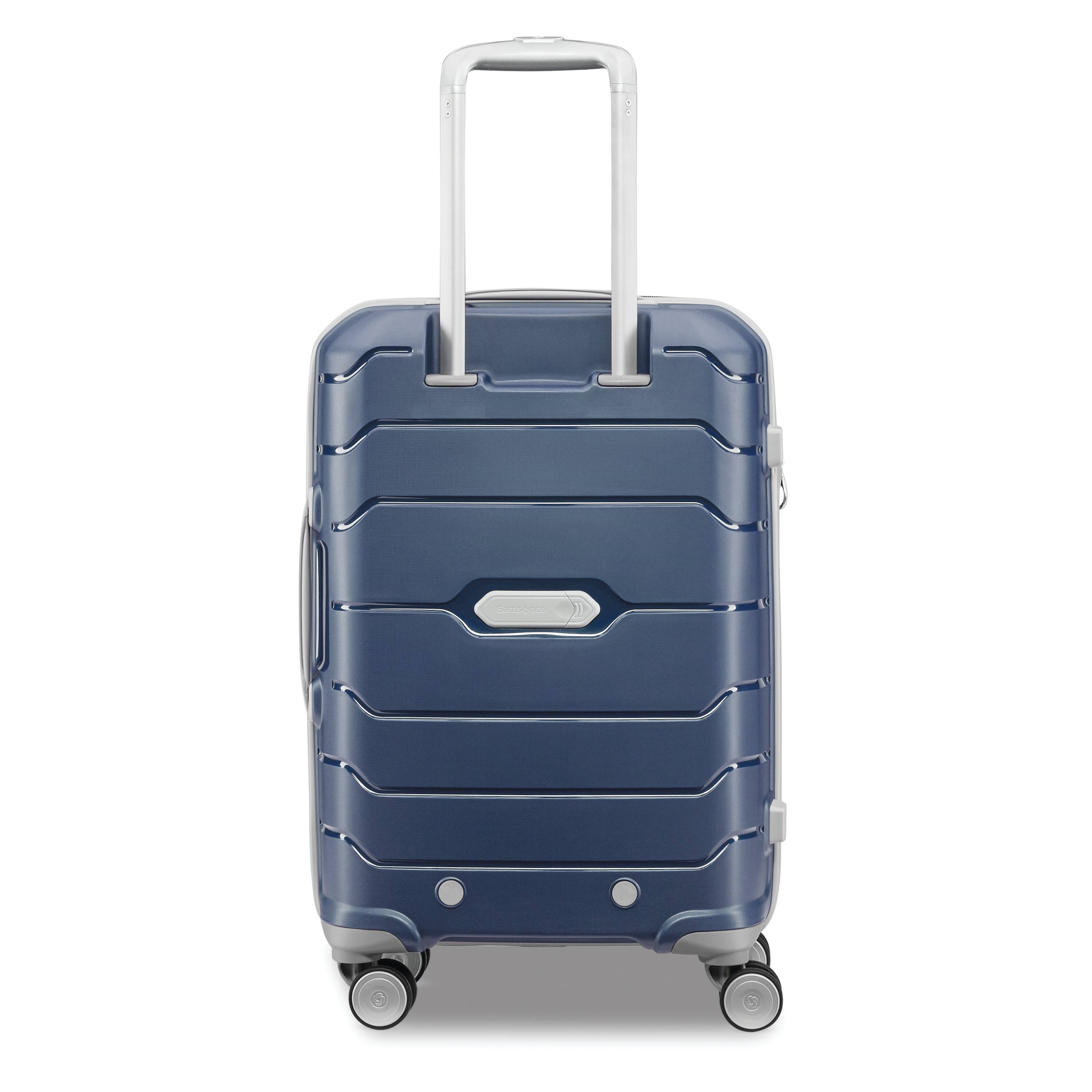 Left. Samsonite - Expandable Freeform Suitcase Set Nest 2Pc (SP21/28) - Navy.