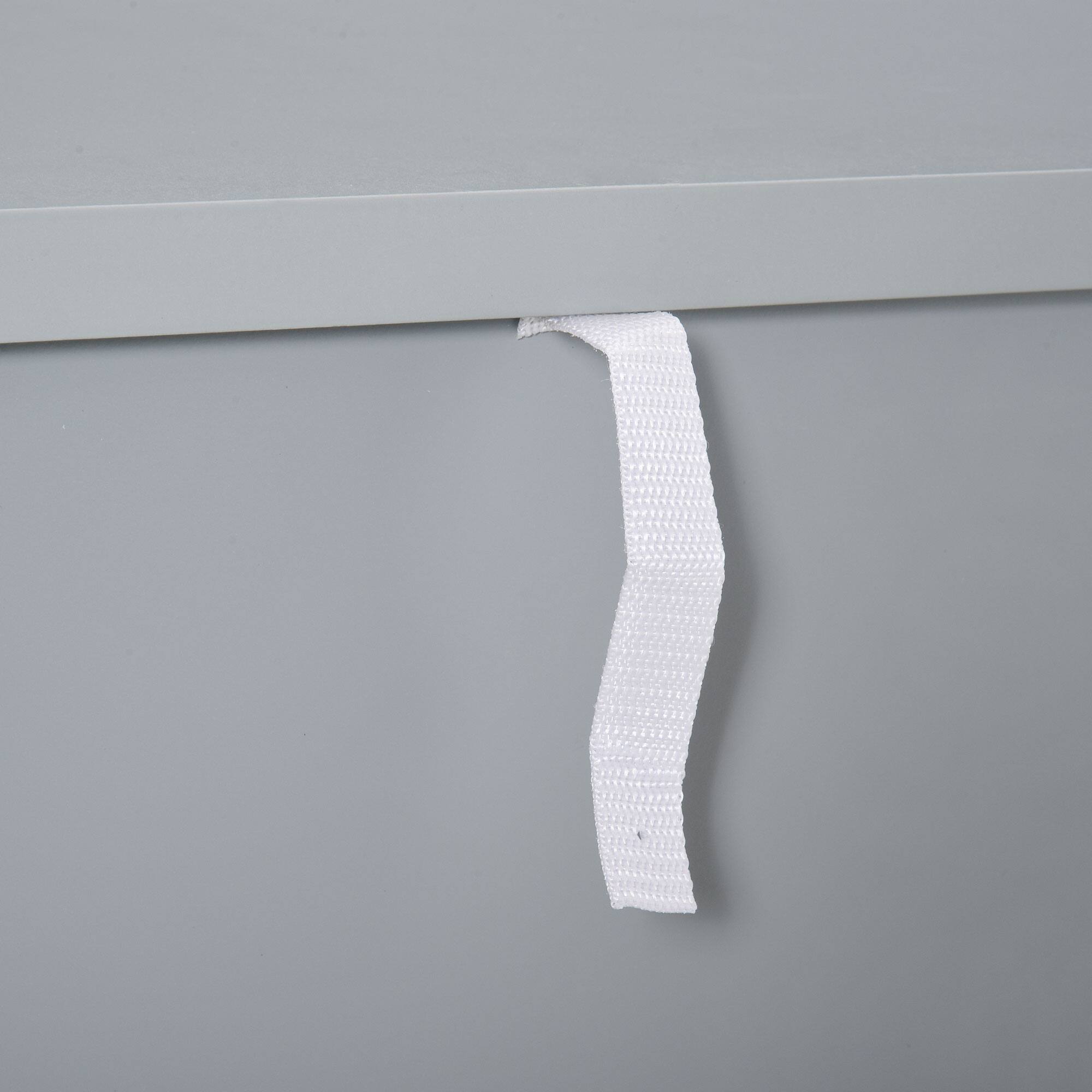 Alt View 8. Homcom - Sideboard Buffet Cabinet, Kitchen Storage Cabinet, Accent Cabinet with Double Fretwork Doors and Metal Handles - Grey.