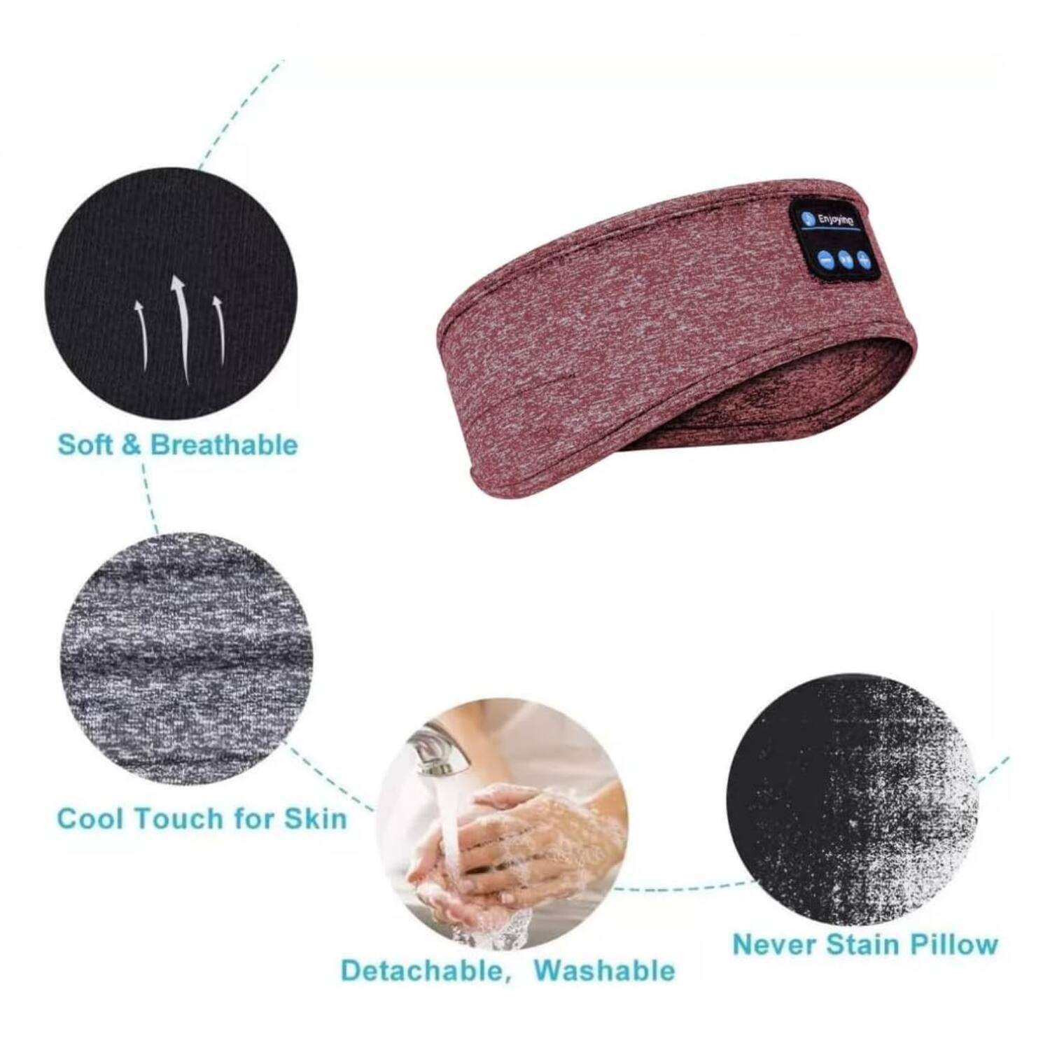 - Soft & Breathable
- Cool Touch for Skin
- Detachable, Washable
- Never Stain Pillow