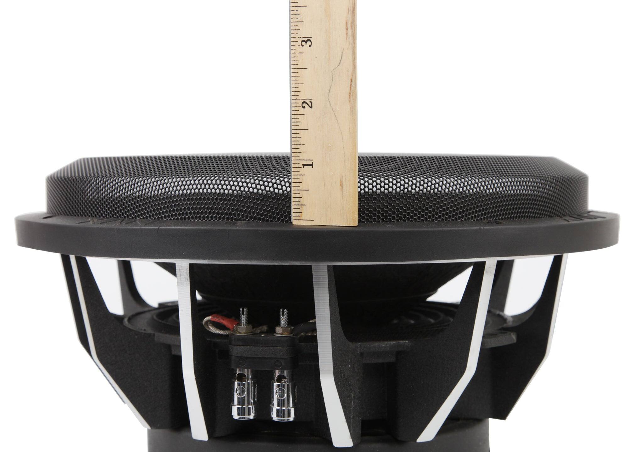 Left. NVX - Mesh Grille for NVX 12" VC-Series V1 and V2 Subwoofers - Black.