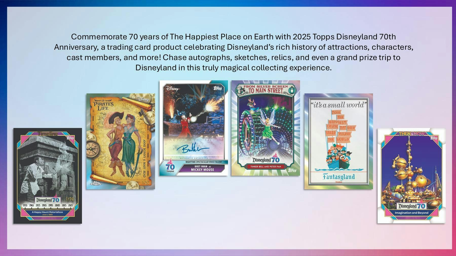 2025 Topps Disneyland 70th Anniversary Hobby Box - Best Buy