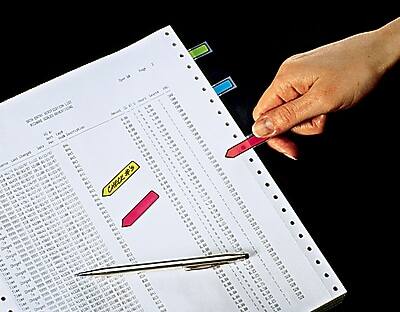 Alt View 8. Post-it - Arrow Flags, .47" Wide Colors, 100 Flags/Pack - Assorted.