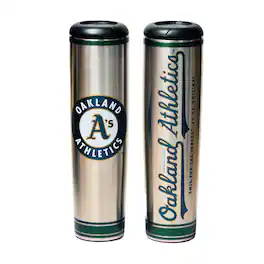 Dugout Mugs - Oakland Athletics 20oz. Metal Bat Tumbler - Multicolor