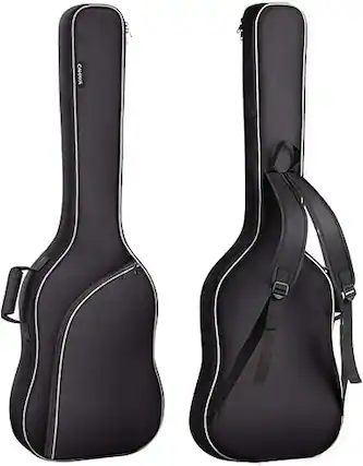 Front. CAHAYA - CAHAYA Electric Bass Guitar Bag Gig Bag Backpack Padded Soft Case 0.3 inch Padding Lightweight CY0202-2.