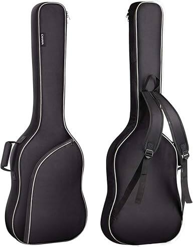 Front. CAHAYA - CAHAYA Electric Bass Guitar Bag Gig Bag Backpack Padded Soft Case 0.3 inch Padding Lightweight CY0202-2.