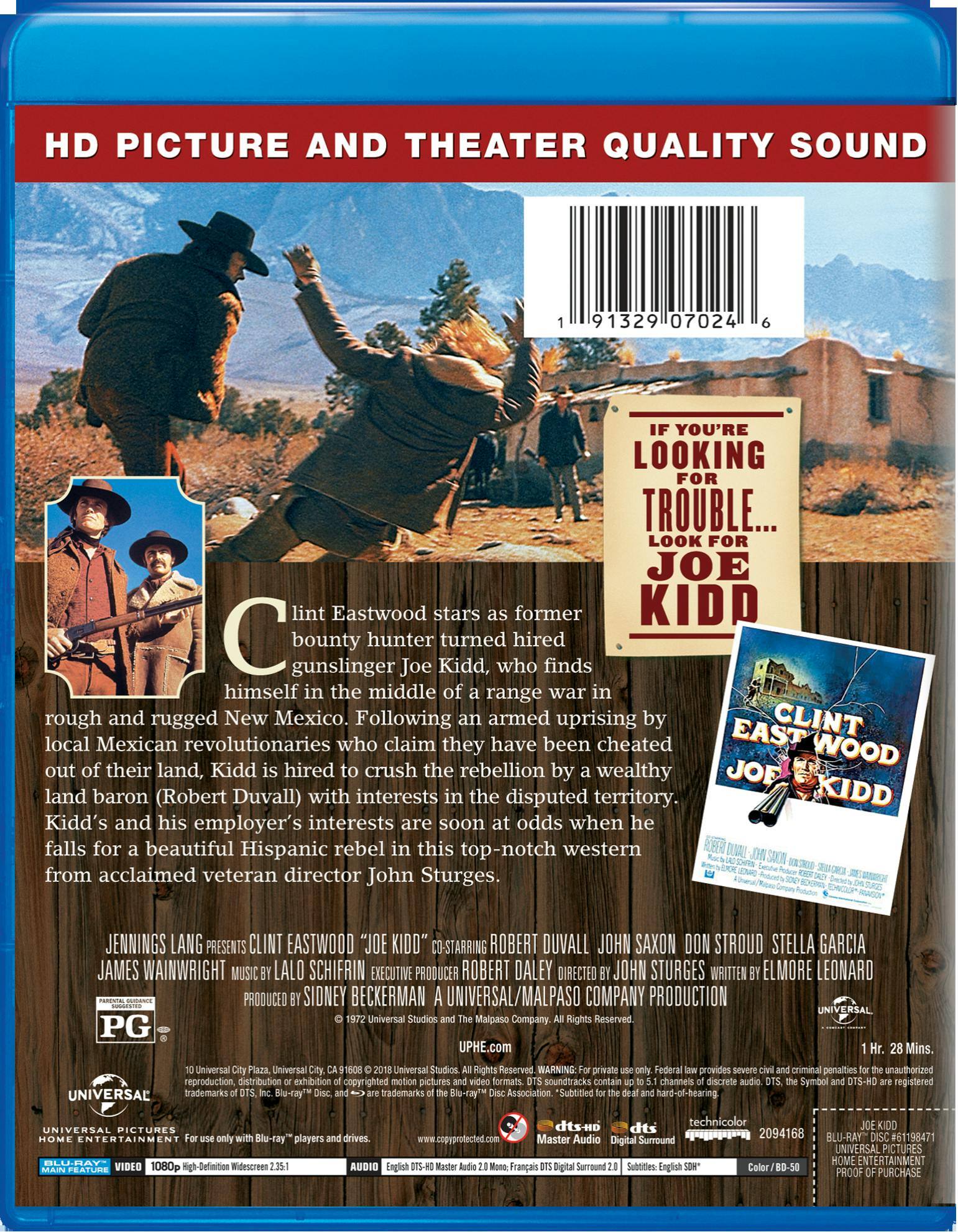 Angle. Joe Kidd [Blu-ray].