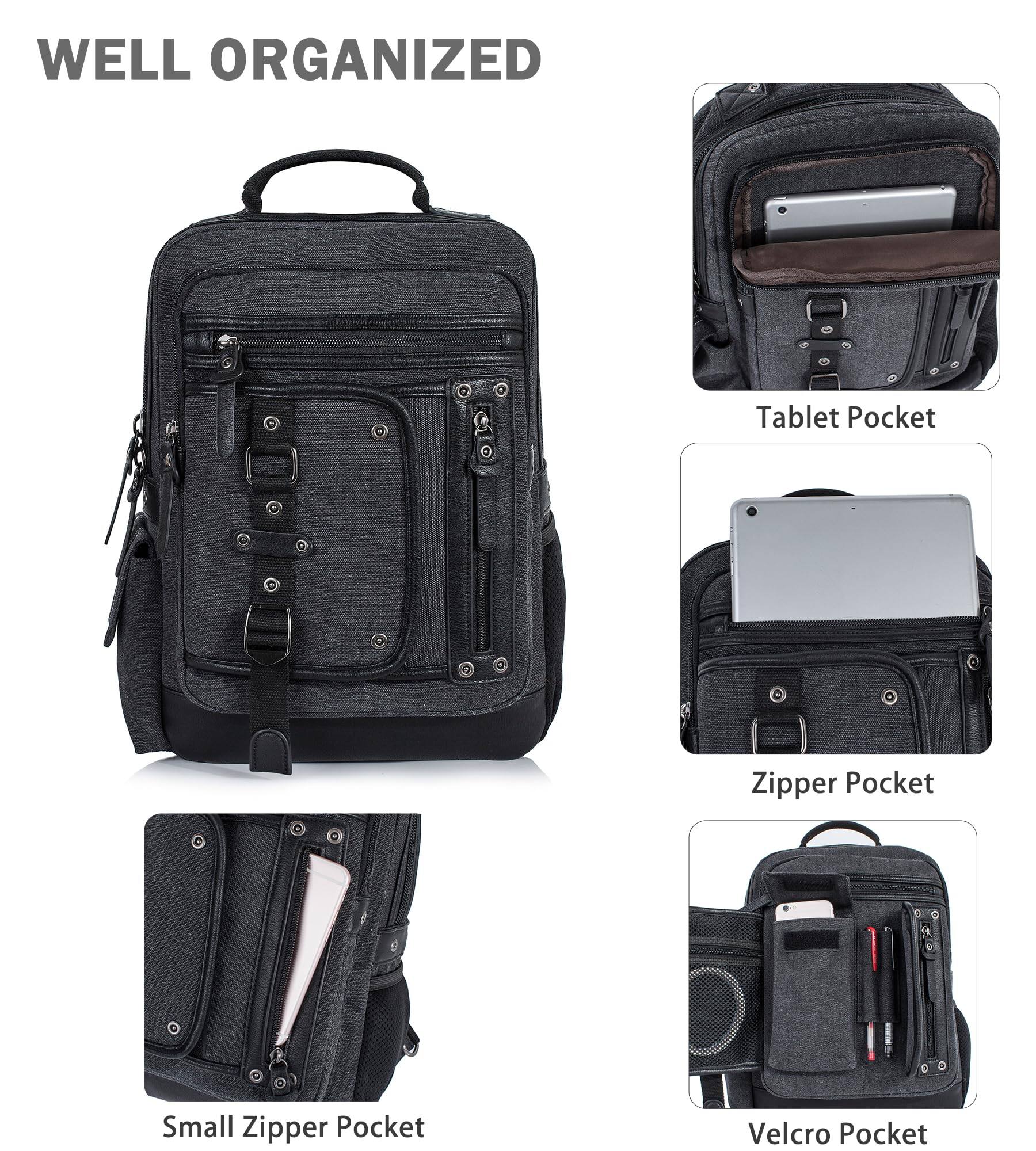WELL ORGANIZED

- Tablet Pocket
- Zipper Pocket
- Small Zipper Pocket
- Velcro Pocket