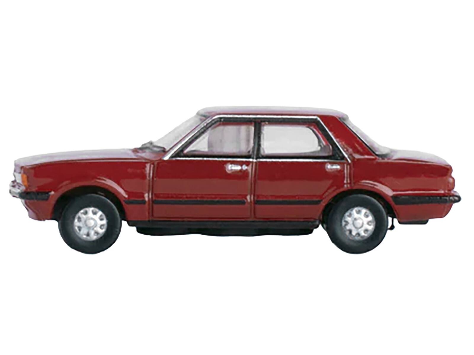 Alt View 2. Oxford Diecast - Ford Cortina MKV RHD (Right Hand Drive) Cardinal Red 1/148 (N) Scale Diecast Model Car by Oxford Diecast.