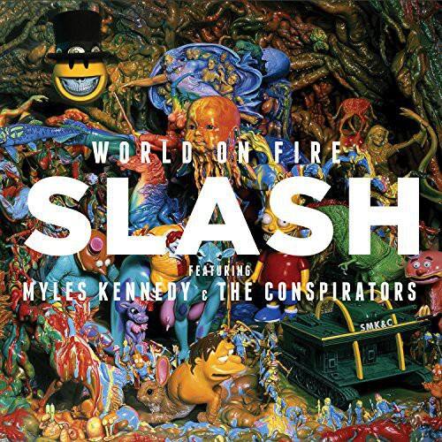 Slash - World on Fire   - COMPACT DISCS [CD] price history on PriceWatchPro