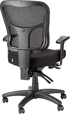 Alt View 2. Tempur-Pedic - Tempur-Pedic Ergonomic Mesh Swivel Task Chair, Black (TP8000) - Black.