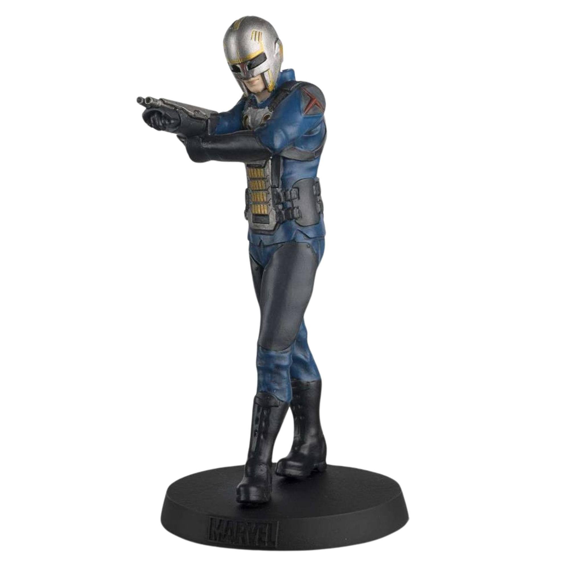 Alt View 1. Marvel - Eaglemoss Marvel Movie Collection 1:16 Figurine | Nova Corps - Blue.