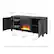Alt View Zoom 27. Camden&Wells - Chabot Crystal Fireplace TV Stand for TVs up to 65" - Charcoal Gray.