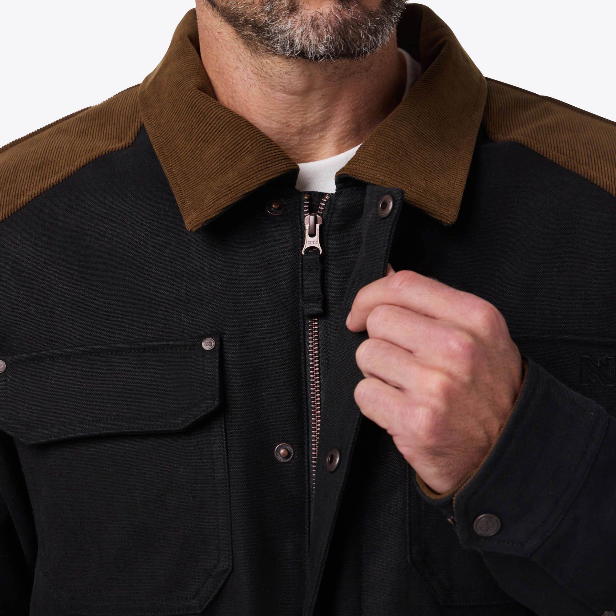 Alt View 2. Mobile Warming - App Controlled Men's Ranch 3/4 Heated Jacket - Black.