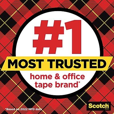#1 MOST TRUSTED home & office tape brand*  
Based on 2022 NPD data  
Scotch
