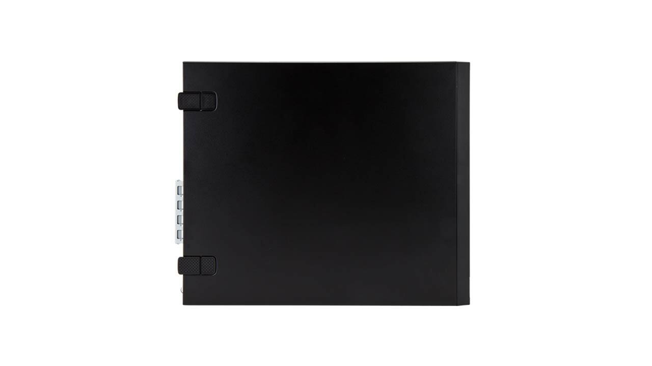 Alt View 1. In Win - CE685 Slim Micro-ATX Mini-ITX Small Form Factor Desktop with 450W TFX PS Pre-Installed, 11.9L, 90mm Front Fan - Black.