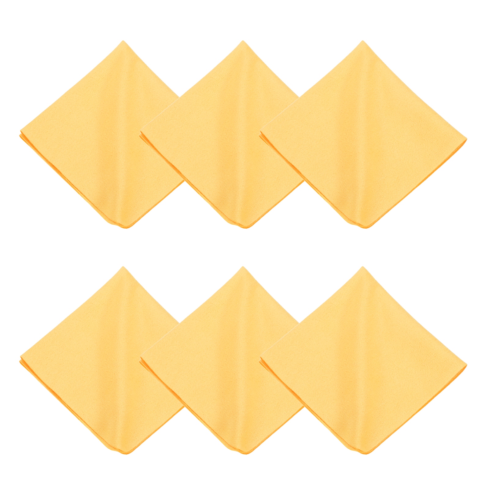 Unique Bargains - 6pcs Microfiber Cleaning Cloth 8x8 inch for Glasses Screens Phones Lenses - Yellow price history on PriceWatchPro