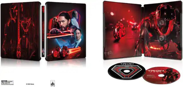 Front. Tron: Ares - 4K Blu-Ray.