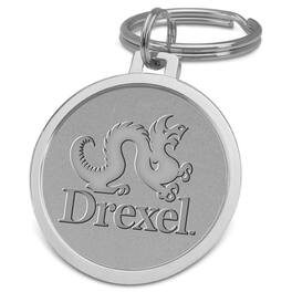 Jardine - Drexel Dragons Team Logo Split-Wire Key Ring - Silver