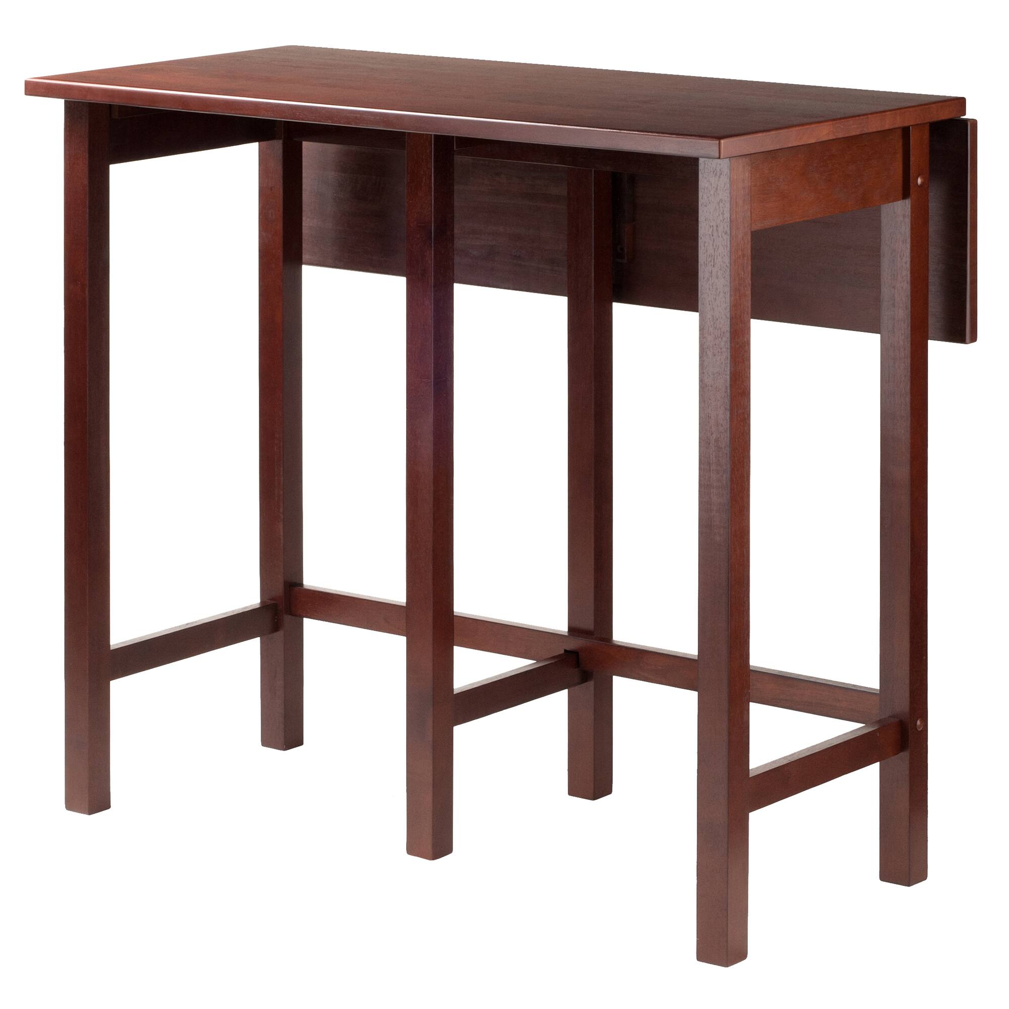 Alt View 6. Winsome Wood - Lynnwood Drop Leaf High Table - Walnut.