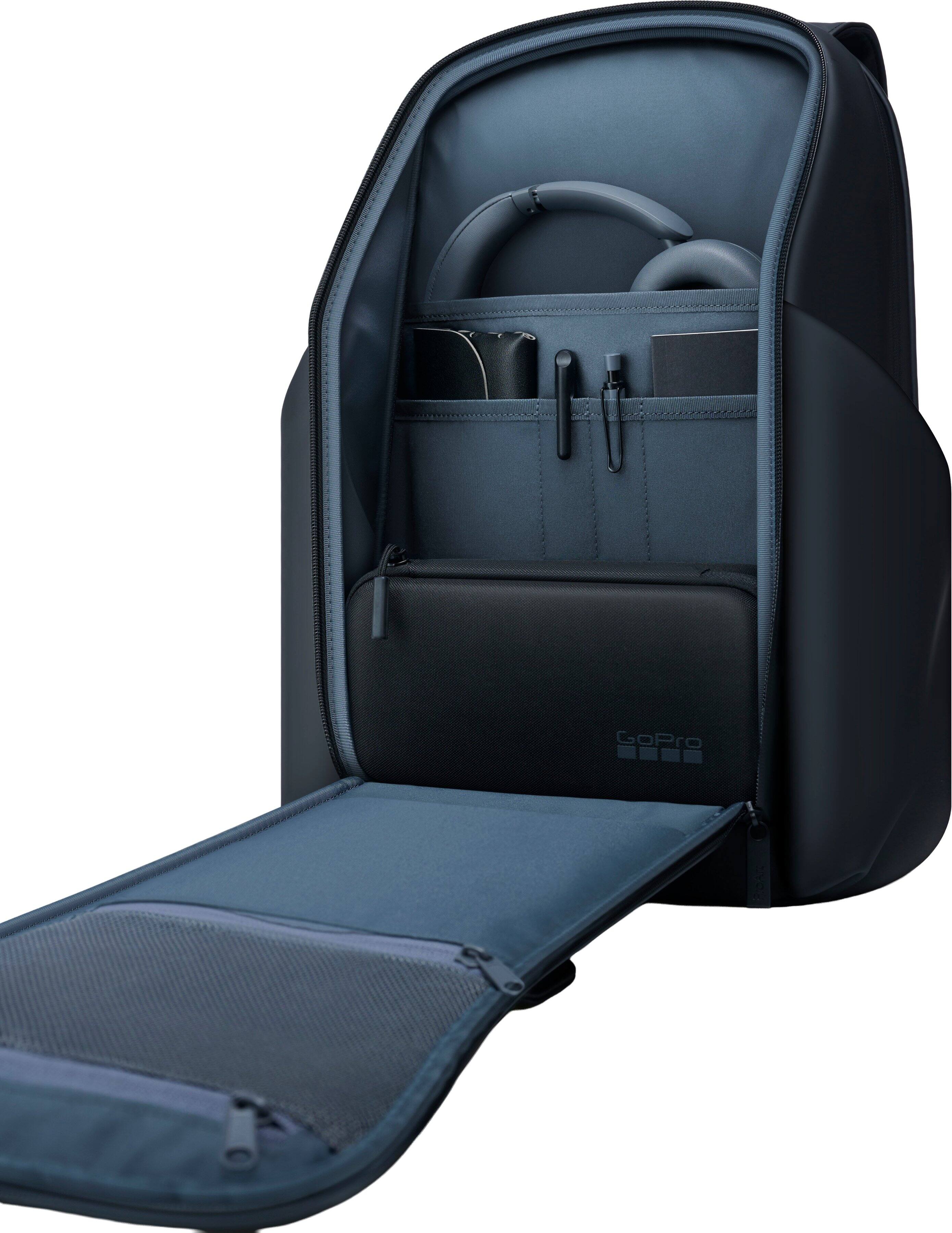 Alt View 9. ASUS - ProArt 17L Lightweight Water-Repellent Backpack with 16" Laptop Compartment and Scratch-Proof Coating - Black.