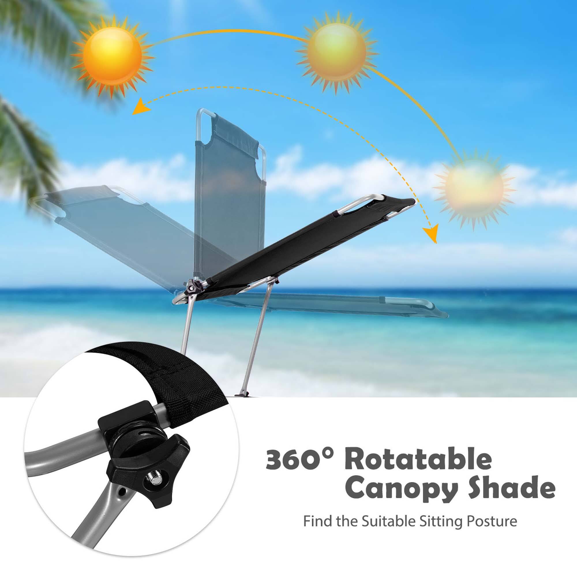 360° Rotatable Canopy Shade
Find the Suitable Sitting Posture