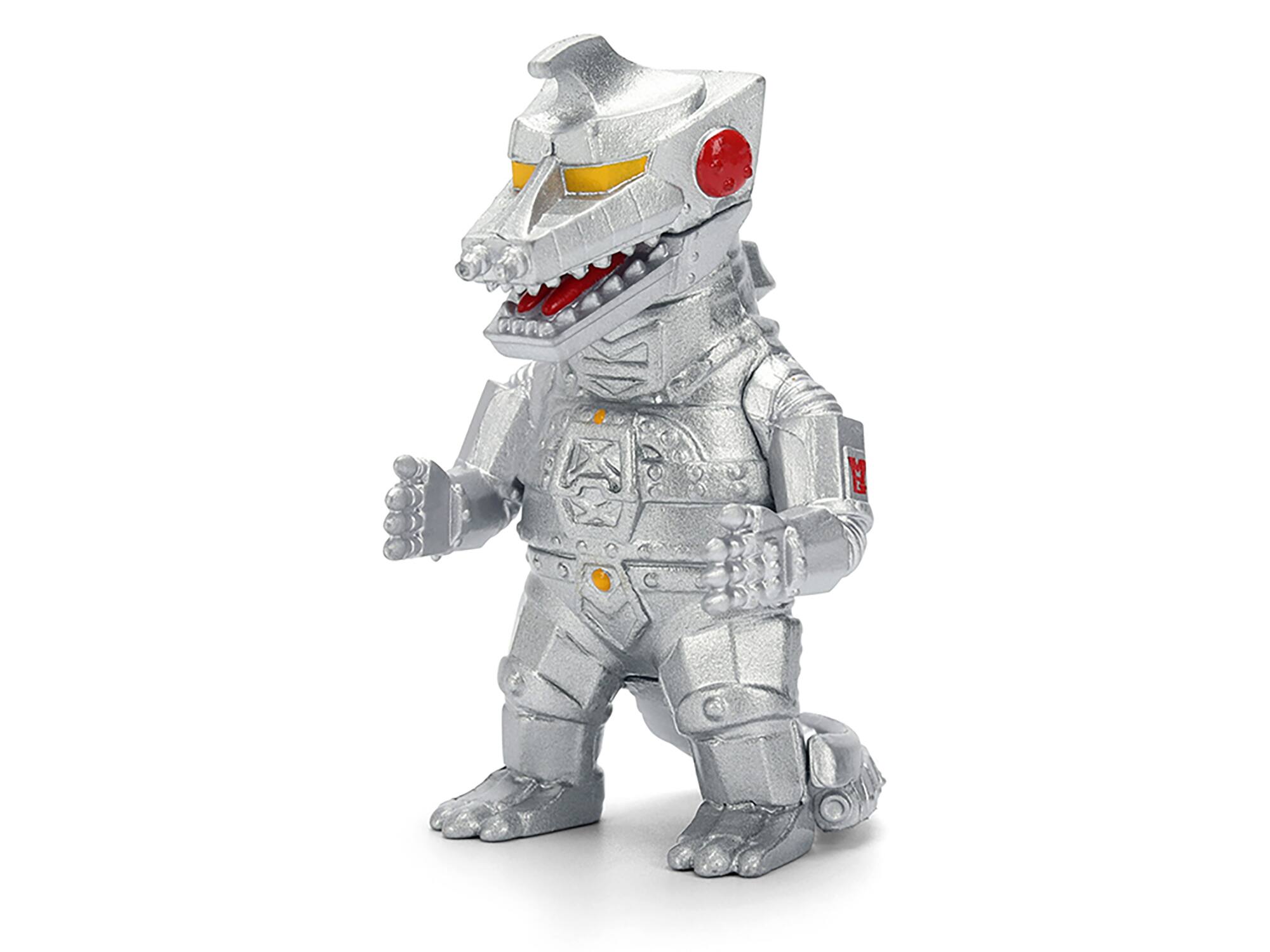 Back. Jada - Set of 4 Diecast Figures "Godzilla" Franchise "Metalfigs" Series by Jada - Multicolor.