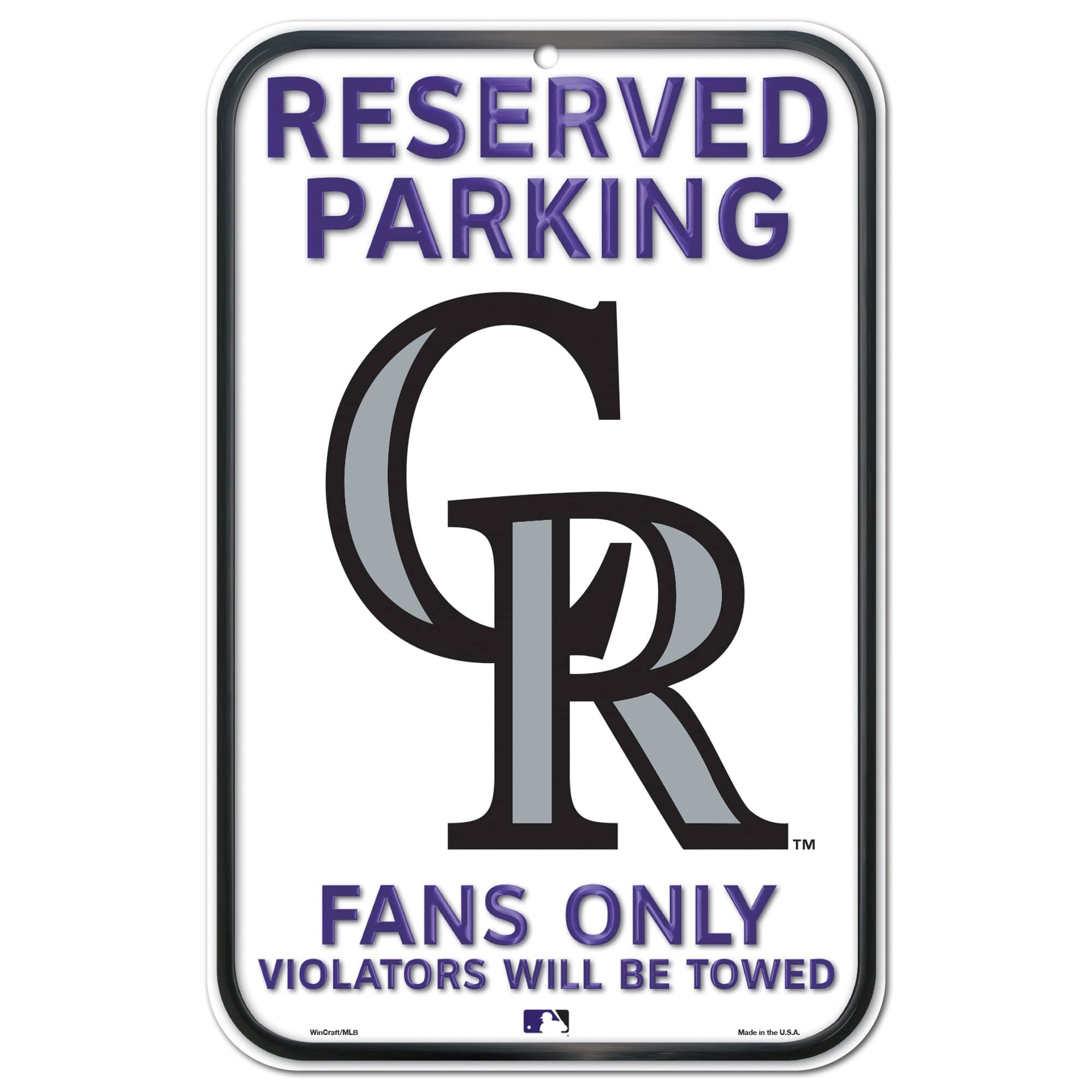 Colorado Rockies 11" x 17" Indoor/Outdoor Reserved Parking Sign