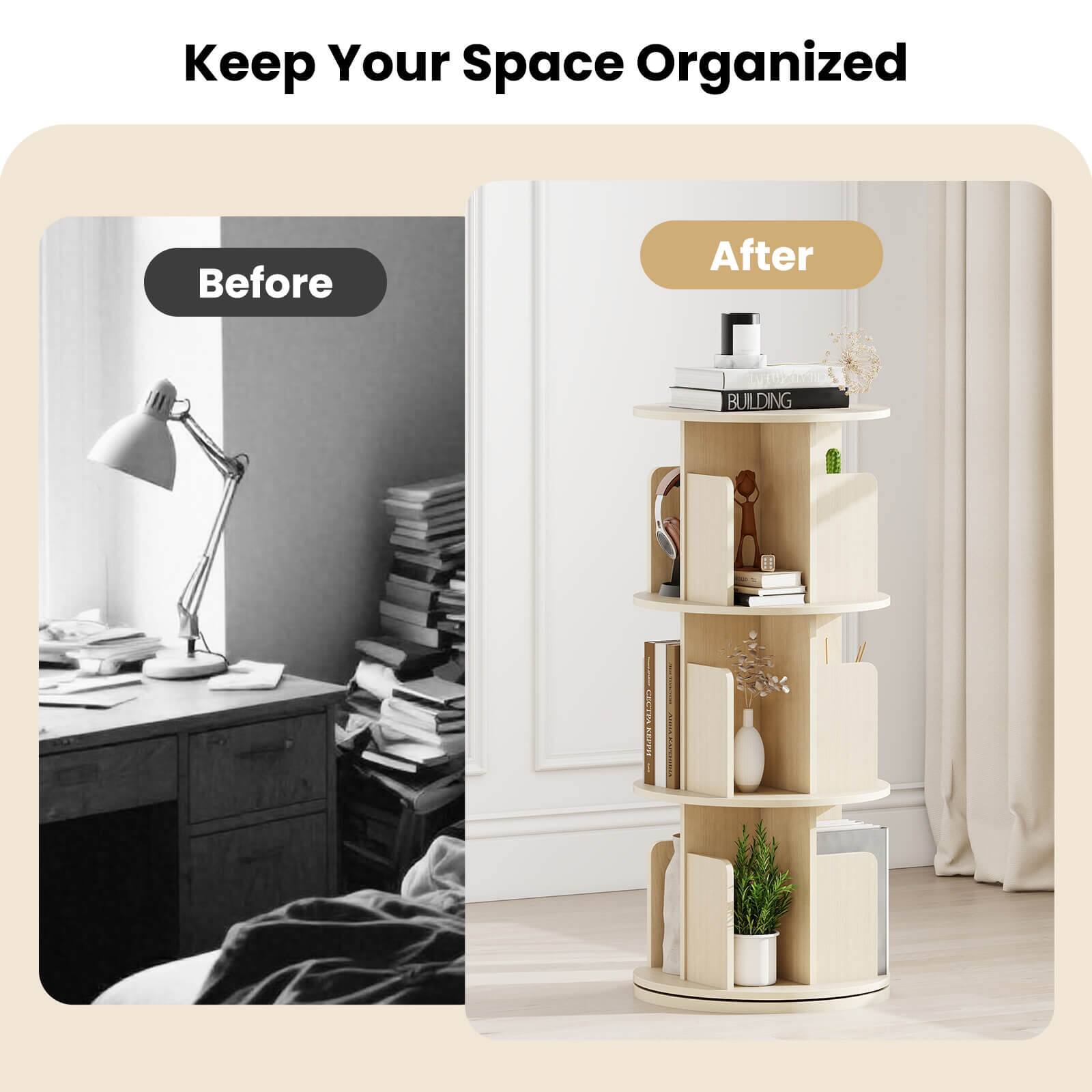 Keep Your Space Organized

Before

After
