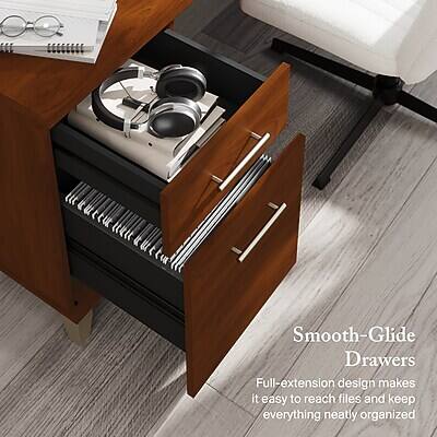 Smooth-Glide Drawers  
Full-extension design makes it easy to reach files and keep everything neatly organized