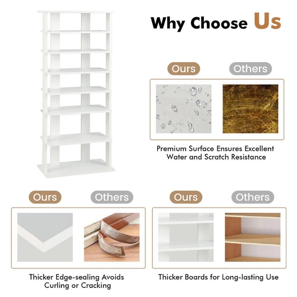 Why Choose Us

- Premium Surface Ensures Excellent Water and Scratch Resistance
  - Ours
  - Others

- Thicker Edge-sealing Avoids Curling or Cracking
  - Ours
  - Others

- Thicker Boards for Long-lasting Use
  - Ours
  - Others