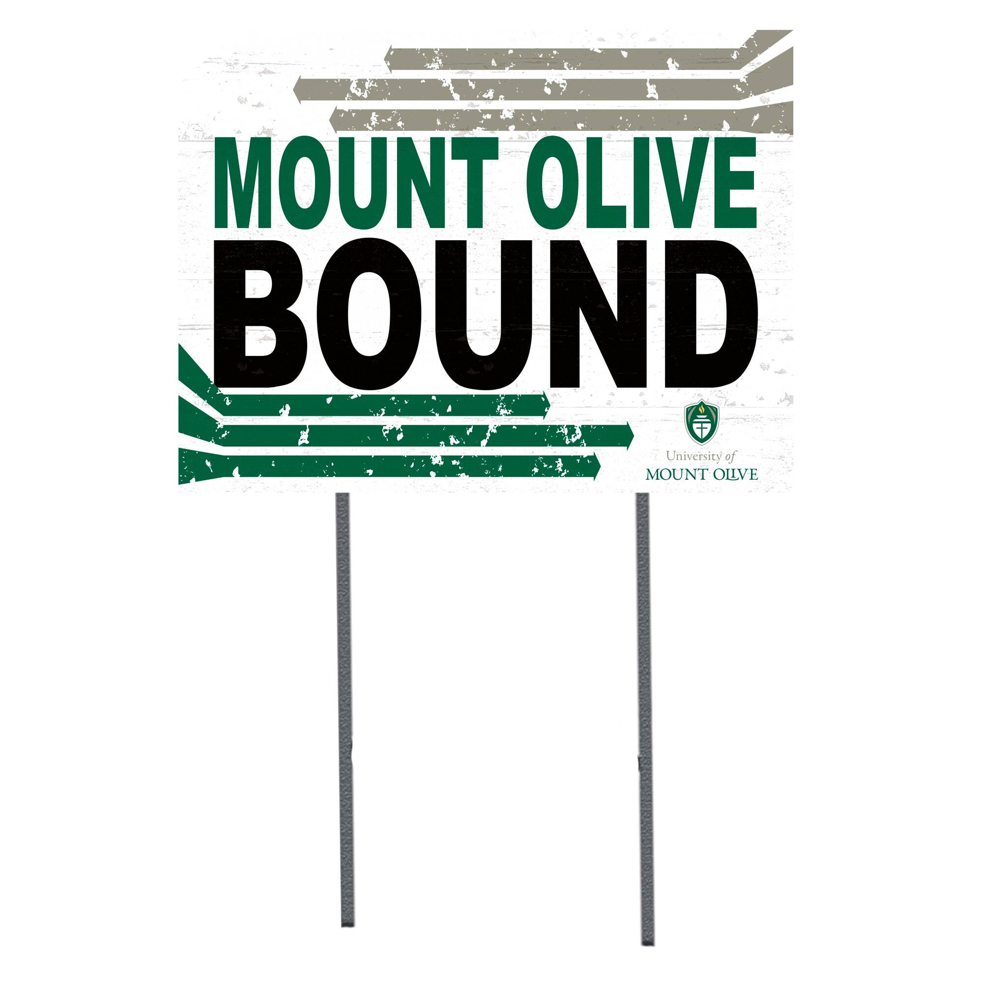 White Mount Olive Trojans 18" x 24" Bound Yard Sign
