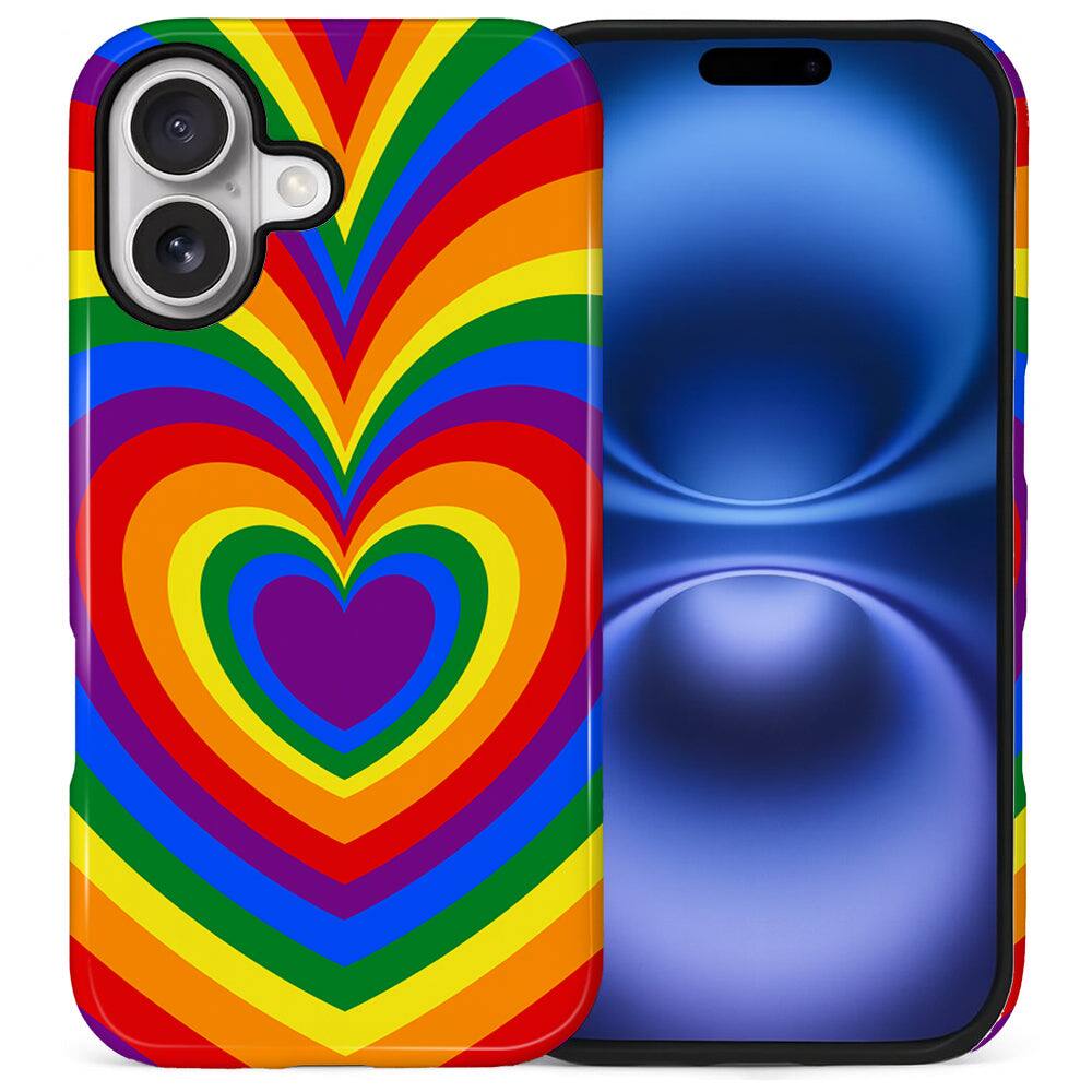 Rainbow Love Heart for iPhone 16