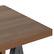 Left. Simpli Home - Sawhorse industrial 50 inch wide solid walnut wood and metal small desk - Walnut.