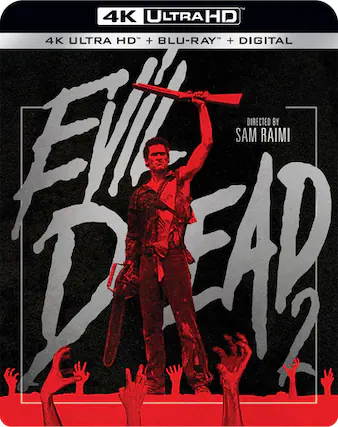 Front. Evil Dead 2 - 4K Blu-Ray.