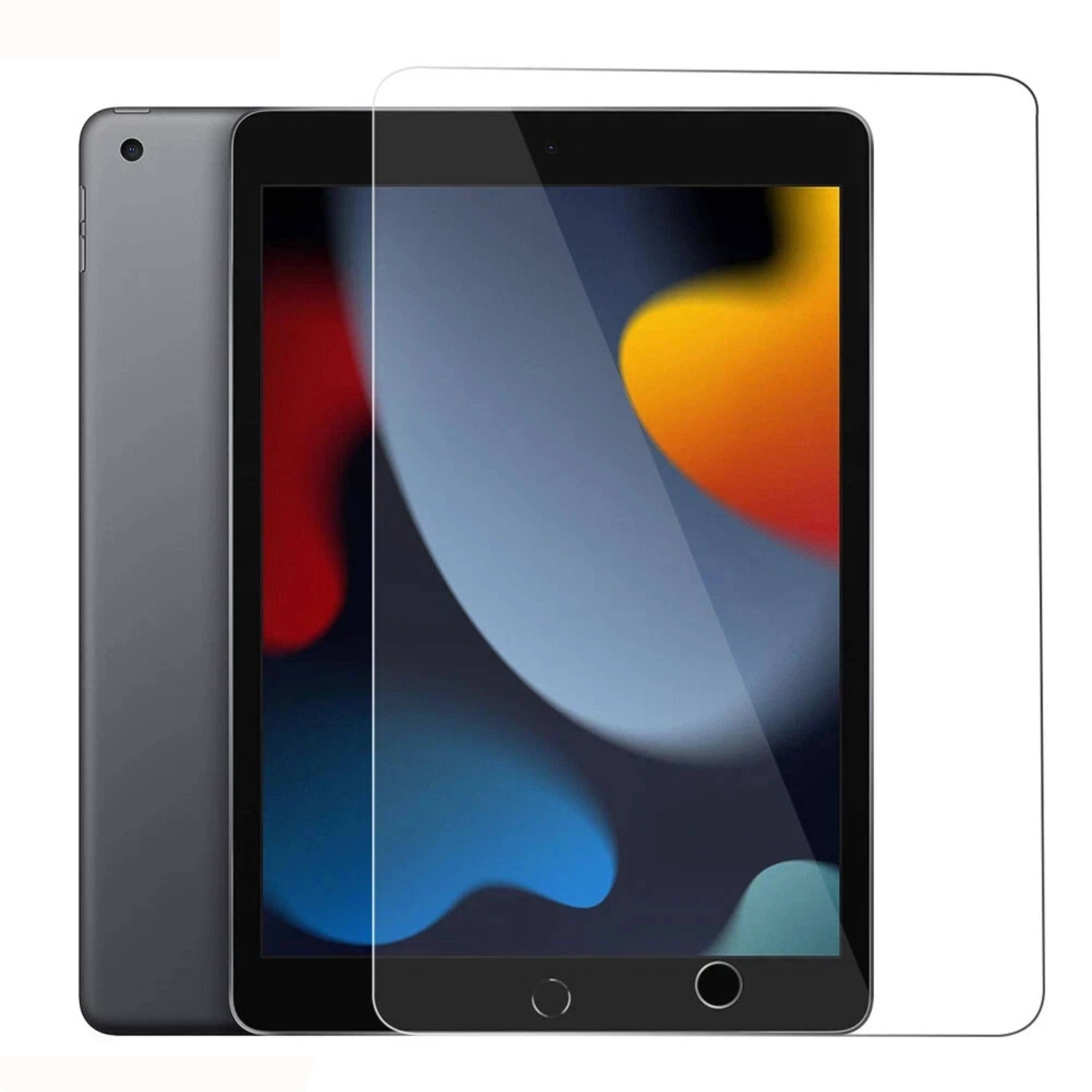 Back. Kitcheniva - Tempered Glass Screen Protector For Ipad Full Coverage Pack of 2 IPad Pro 12.9" 3/4/5 Gen - Dark Clear.