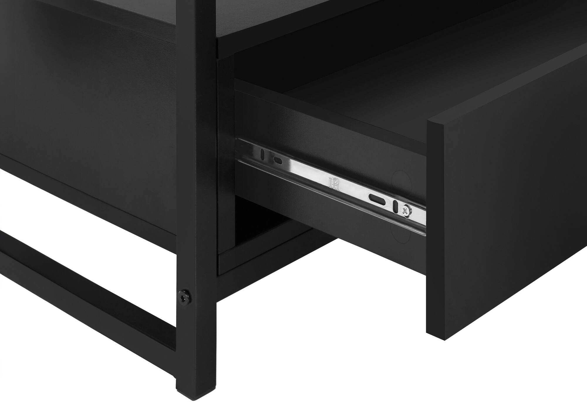 Alt View 1. Spaco - Spaco TV Stand for TVs Up to 55 Inch, 48” Modern Media Console with Metal Frame, 2 Storage Drawers, Compact Design - Wood.