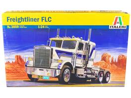 Skill 4 Model Kit Freightliner FLC Truck Tractor 1/24 Scale Model by Italeri - Multicolor
