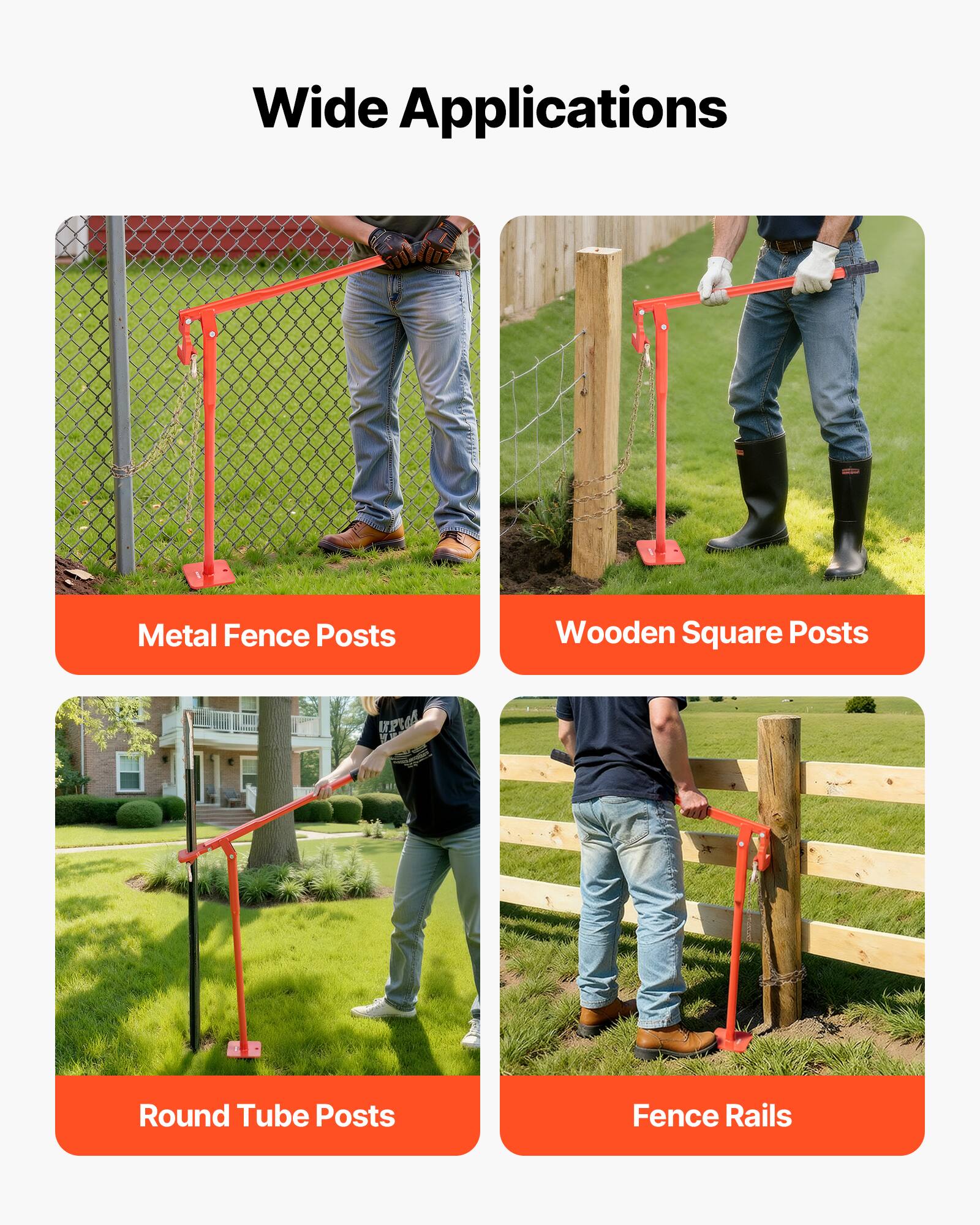 Wide Applications

Metal Fence Posts

Wooden Square Posts

Round Tube Posts

Fence Rails