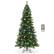 Front. Costway - 8FT Pre-Lit Artificial Christmas Tree 9 Lighting Modes with 500 LED Lights & Timer - Green.