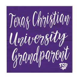 Jardine - TCU Horned Frogs 10'' x 10'' Grandparent Plaque - Purple