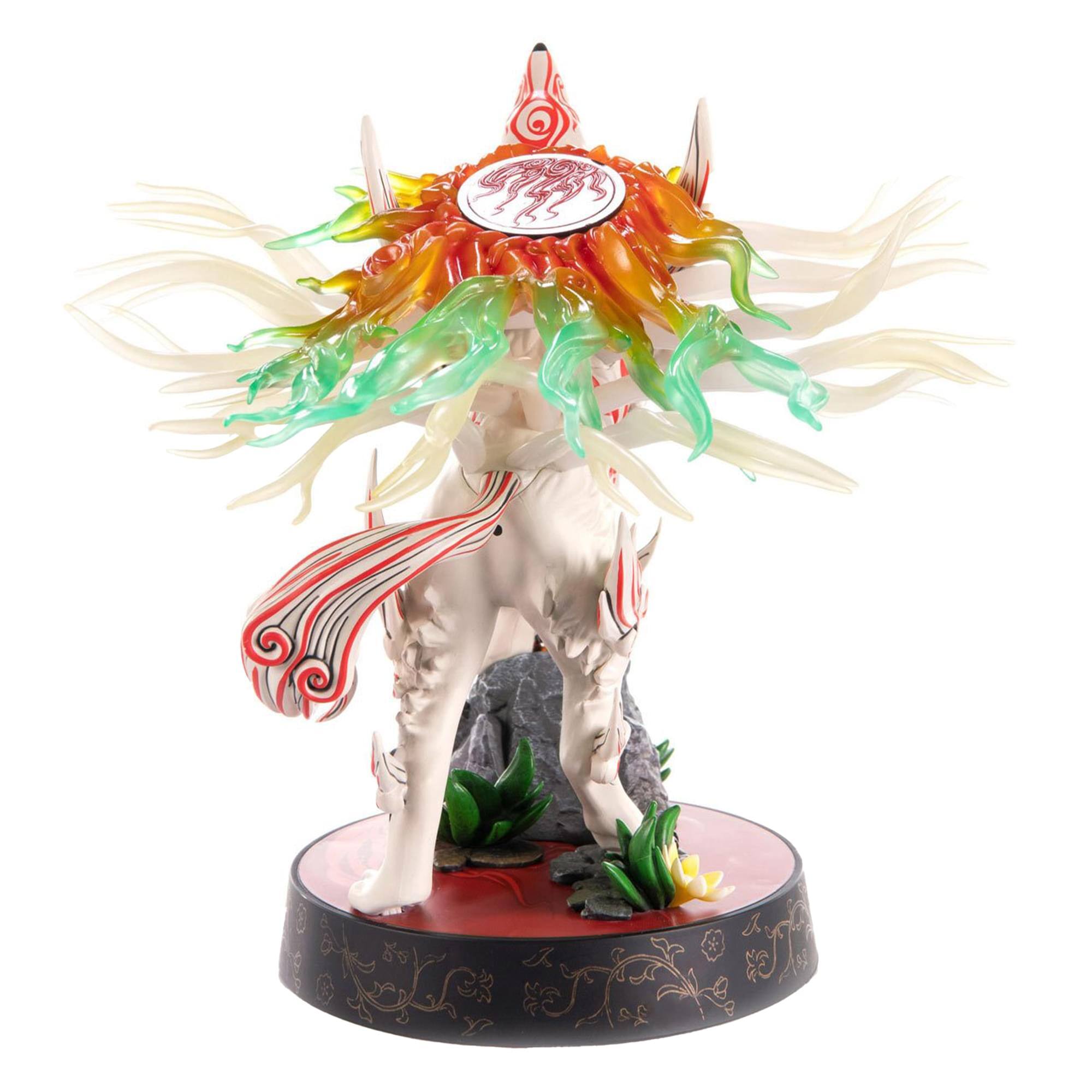 Alt View 3. First 4 Figures - Okami: Shiranui 9 Inch PVC  Statue (Celestial Howl) - Multi-Colored.