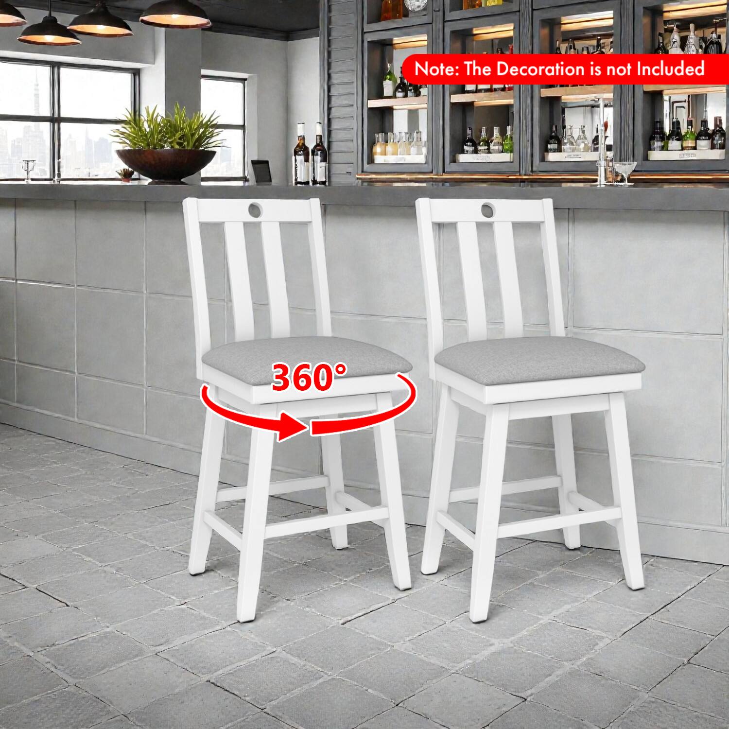 Note: The Decoration is not Included

360°