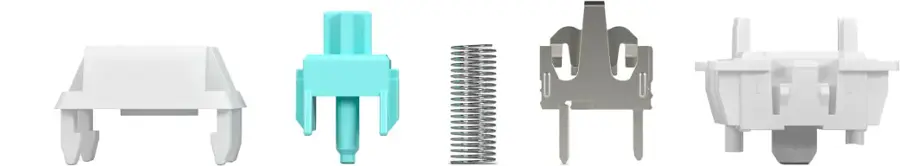 Alt View 16. Glorious - Lubed Mechanical Keyboard 5-pin Hot Swappable Switches (36x) - Lynx.